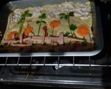 Foto langkah ke 4 dari resep Focaccia Garden Pizza.