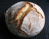 A picture of step 9 of No-Knead Simple White Bread.