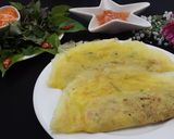 Hình bước làm 9 của món Bánh Xèo miền Tây