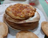 Foto del paso 6 de la receta: Milhojas de Tortitas de Trigo Rellenas de Pisto y Salchichas en Freidora de Aire