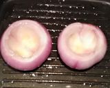 A picture of step 3 of Poached Egg in Grilled Onion Bowl.