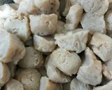 A picture of step 1 of Soyabean Pulao.