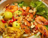Hình bước làm 7 của món Mì Quảng Gà Tôm Trứng