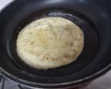 A picture of step 1 of Mexican pizza or Pizzadilla (Taco Bell special).