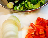 A picture of step 1 of Summer Vegetable and Pork Curry.