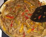 A picture of step 6 of Shortcut Pepper Steak.