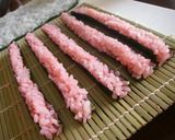 A picture of step 3 of Plum Blossom Sushi Rolls.