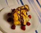 Une image de l'étape 2 de Aumônière framboise chocolat.