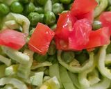 A picture of step 3 of Pointed Gourd and Peas Sabji.