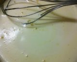 A picture of step 1 of Mix Once, No Waste Custard made in the Microwave.