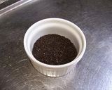 A picture of step 1 of Delicious ! Fragrant Black Tea Roll Cake.