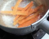 A picture of step 1 of Simmered Abura-age and Chicken Roll.