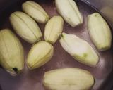 A picture of step 1 of Bharwa Parwal (Stuffed Pointed Gourd).