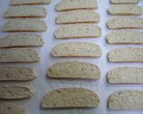 A picture of step 6 of Oil and Egg Free Okara Biscotti.