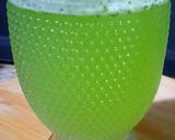 A picture of step 3 of Mint margarita.