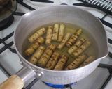A picture of step 2 of An Easy Snack Burdock Root Confit.