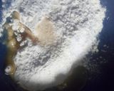A picture of step 1 of Spicy omelette stuffed 'roti'.