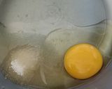 Foto langkah ke 2 dari resep Mochi Cake Cokelat Lumer (1 Telur).