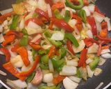 Foto del paso 4 de la receta: Fideos con marisco 🦐