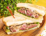 A picture of step 10 of Satisfying Beef Steak Sandwich.