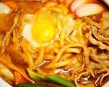 A picture of step 3 of Miso Udon Noodle Hot Pot.
