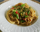 Foto del paso 7 de la receta: Espaguetis con verduras y salsa teriyaki