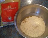 A picture of step 1 of Chapati with Atta (Whole Wheat Flour).