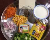 A picture of step 2 of Peri Peri white sauce Pasta.