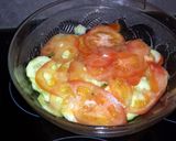A picture of step 8 of Grilled Pepper and Tomato Salad.