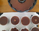 Foto langkah ke 4 dari resep Puding Roti Tawar Coklat dan Saos vla.