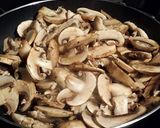 A picture of step 2 of Garlic Mushrooms.
