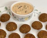 A picture of step 19 of Protein Power Chickpea Appes with Coconut Peanut Chutney (Kala chana breakfast).