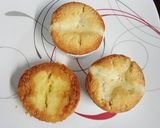 Hình bước làm 6 của món Bánh sô cô la trắng muffin.