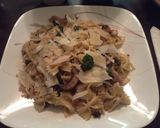 A picture of step 11 of Bow tie With Mushrooms And Spinach.