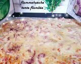 Une image de l'étape 6 de Flammekueche tarte flambée fines.