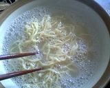 A picture of step 3 of Authentic Sapporo Fresh Ramen Using Only a Microwave and Hot Water.