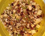 A picture of step 7 of Apple Cranberry Stuffing.