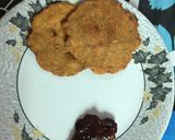 A picture of step 5 of Aloo Puri with nimboo achar.