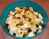 A picture of step 4 of Mike's Old Fashion Potato Egg Salad.