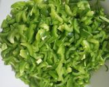 A picture of step 1 of Spring roll filling.