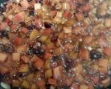 A picture of step 2 of Spiced Rhubarb Chutney.