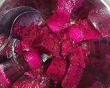 Foto langkah ke 1 dari resep Ice cream homemade buah naga - es krim buah naga merah - bikin ice cream sendiri yukk.