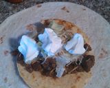 A picture of step 9 of Grilled stuffed tacos.
