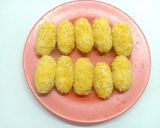 Foto langkah ke 5 dari resep Kroket singkong isi ayam wortel.