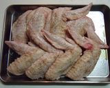 A picture of step 1 of Lightly flavored Teriyaki Chicken Wings.