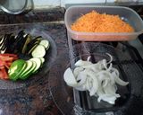 Foto del paso 1 de la receta: Colchón de verduras al horno