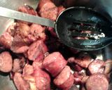 A picture of step 3 of breakfast in a skillet.