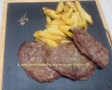 Foto del paso 3 de la receta: Patatas fritas y filetes de presa ibérica en freidora sin aceite de jocca