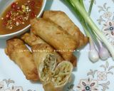 Foto langkah ke 5 dari resep Lumpia Bung Kulit Pangsit (Isi Rebung Wortel Cambah).