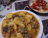 صورة لخطوة 2 من وصفة دولمة السردين بصلصة طماطم عالمية❤️😍